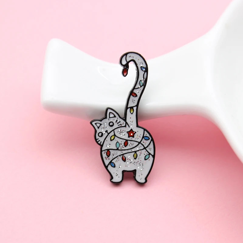 Брошь кошка GDHY