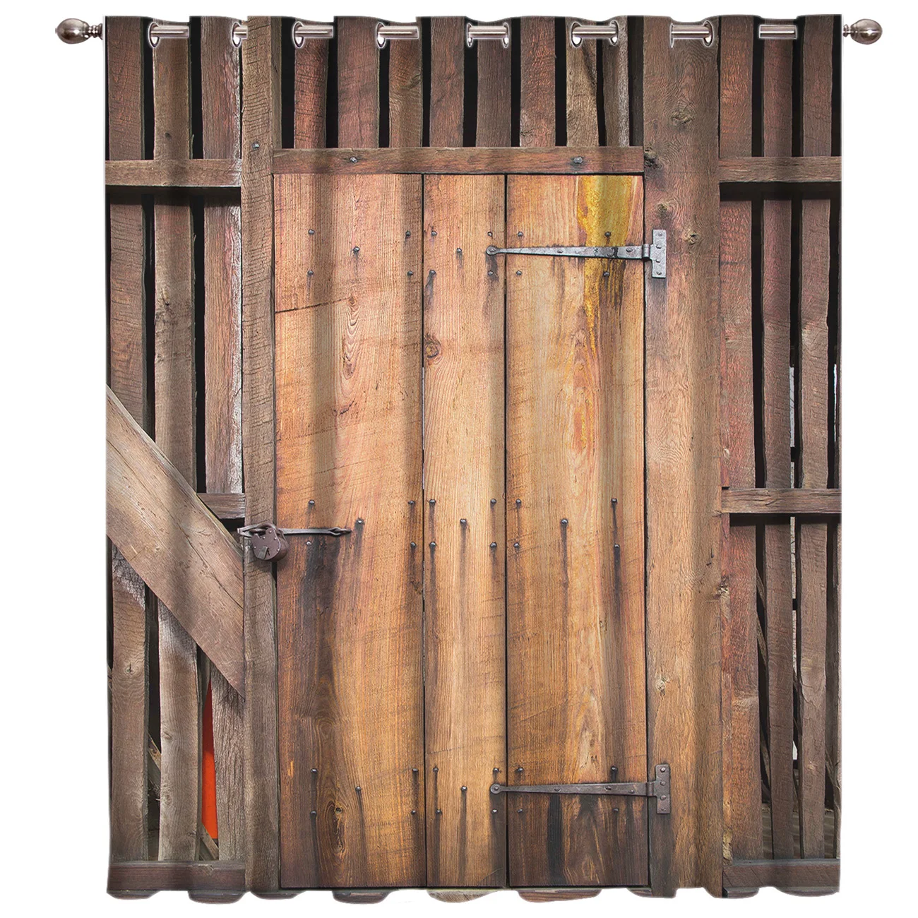 Деревянные двери в ретро винтажном доме шторы для комнаты большие оконные темные