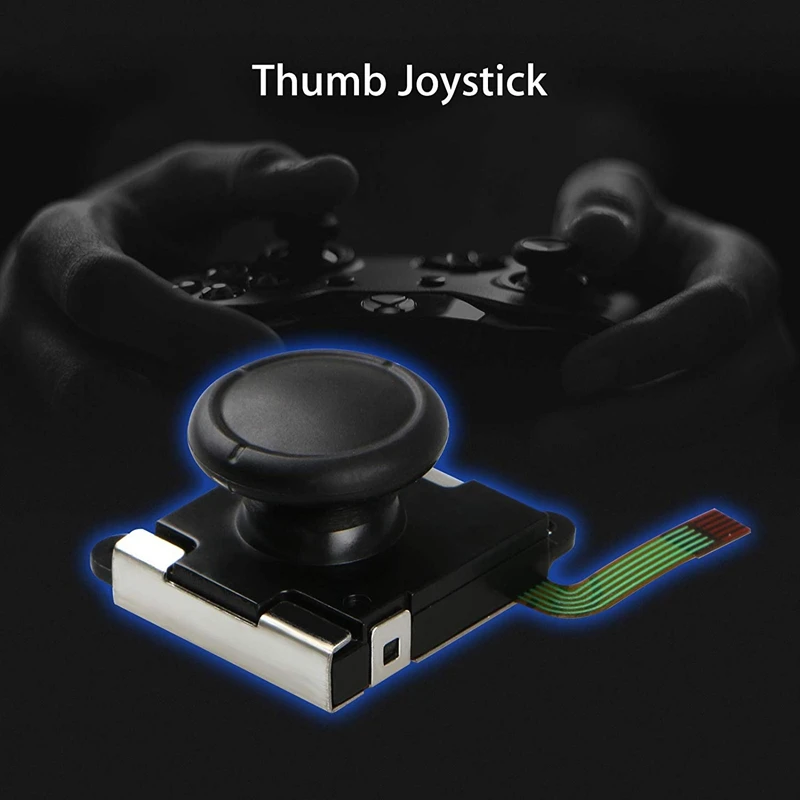 

2-Pack 3D Analog Joystick Joycon Analog Stick For Switch Joystick Replacement Joy Con Controller Thumb Stick Replace (2-Pack)