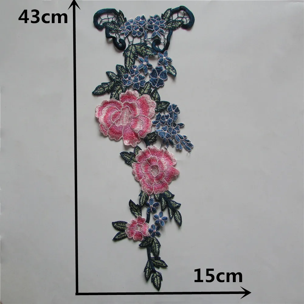Fashion High quality DIY Embroidered Neckline Craft Sewing Accessories Patches Embroidery Lace Collar Clothing YL409-YL429 Hot | Дом и сад