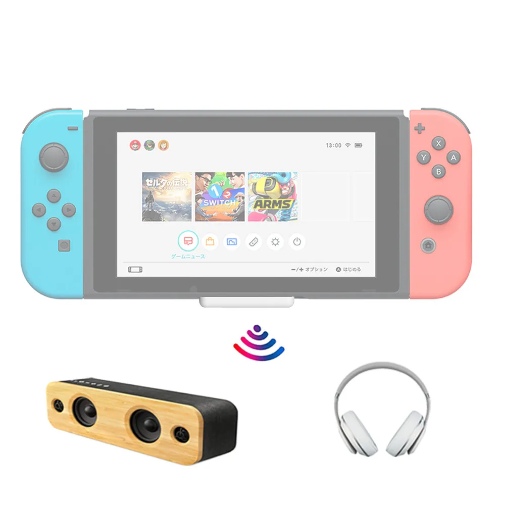GuliKit продукт Route Air color беспроводной аудио адаптер или передатчик для nintendo Switch, Switch Lite, PS4, PC