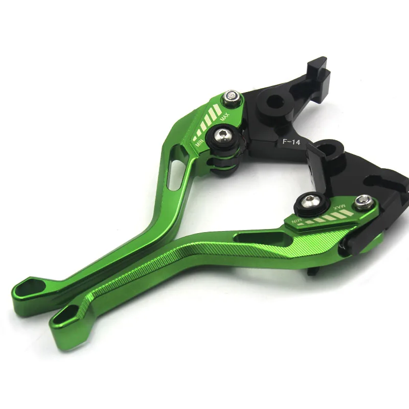 green 3D CNC Алюминиевый Регулируемый 3D ромб мотоцикл тормозной рычаг сцепления для Yamaha YZF R3 YZFR3 - Цвет: green 3D