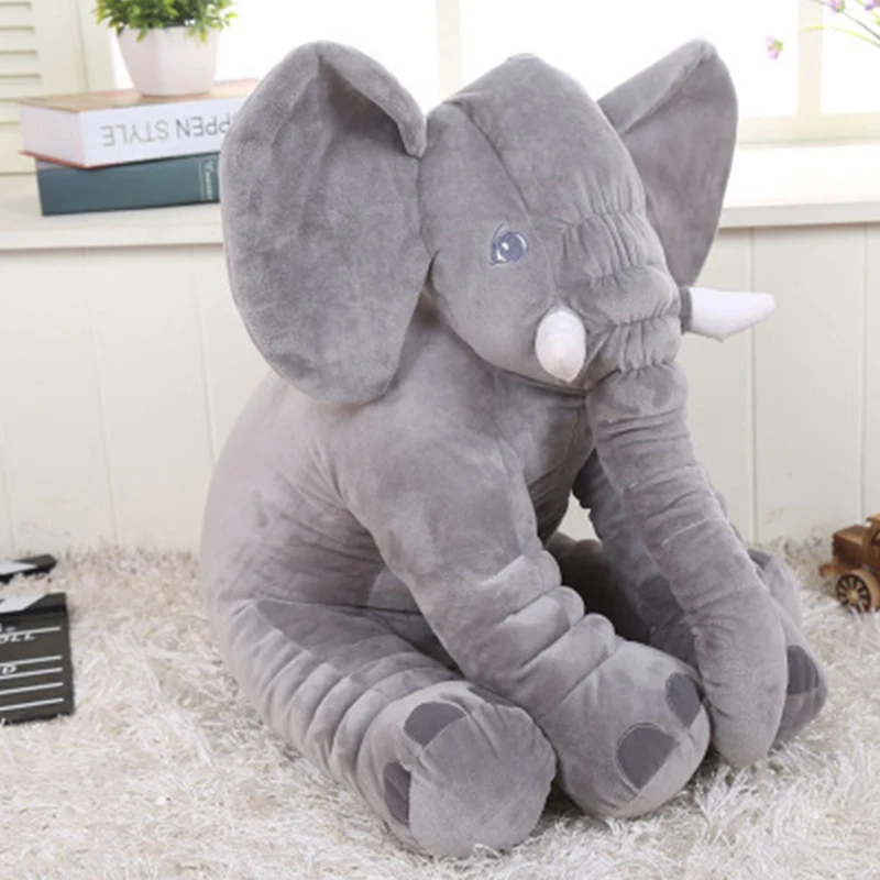 

30/40CM Elephant Plush Toy Cute Soft Cotton Stuffed Doll To Accompany Sleeping Cushion Pillow Stuffed Toys Birthday Gift