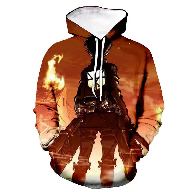

Attack On Titan 3D Printed Fashion Hoodies Men/Women Casual Anime Pattern Hooded Sweatshirt Harajuku Streetwear Hoodie Unisex