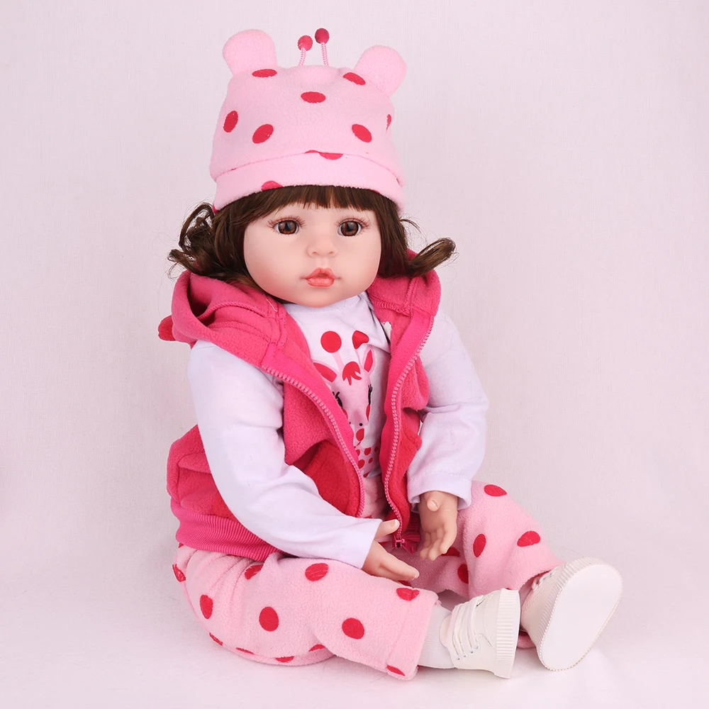 Boneca Куклы реборн игрушки NPKDOLL силиконовые reborn baby born кукла очаровательные реалистичные boneca reborn girl игрушки для детей