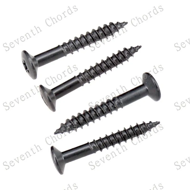 48pcs elektrische gitarre humbucker pickup ring montage schrauben pickup rahmen befestigungs schraube 2 518mm silber und schwarz und gold wählen