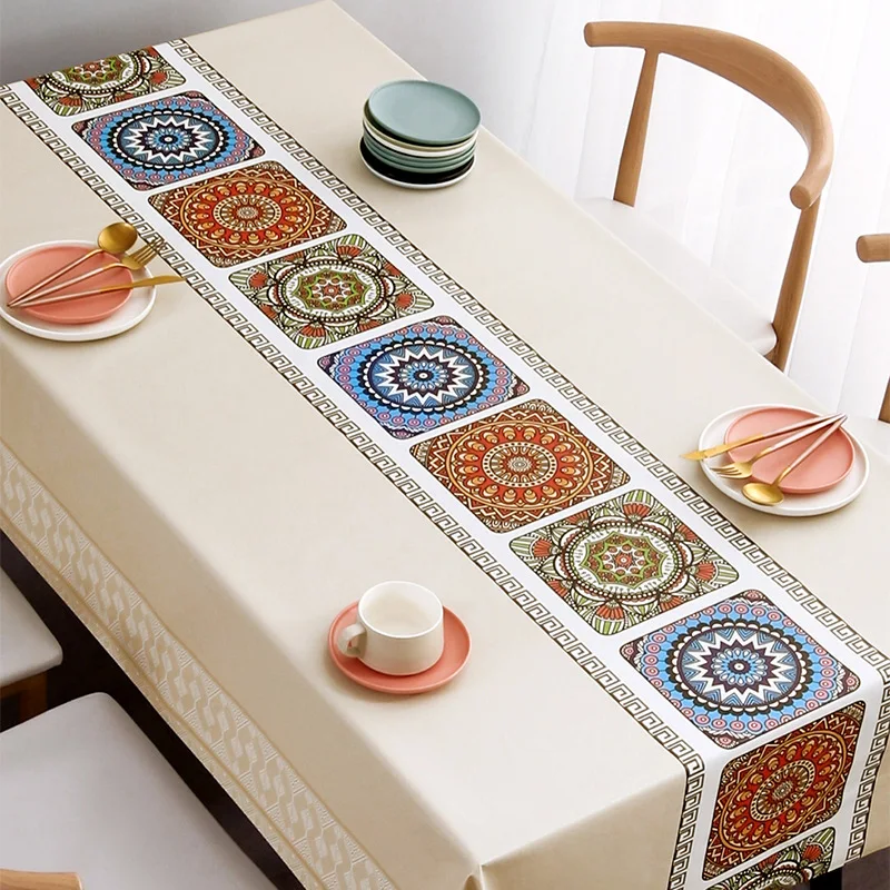 

Nordic Stijl Tafelkleed Geometrische Patroon Tafel Dekken Rechthoekige Tafel Doek Waterdicht Keuken Eettafel Cover Home Decor