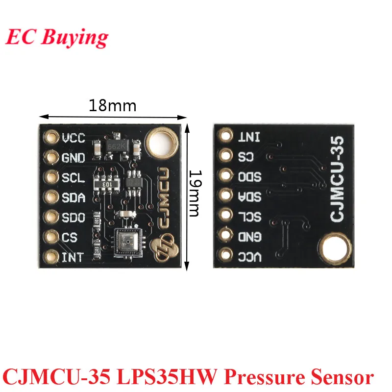 LPS35HW وحدة استشعار الضغط الرقمي Piezoresistive CJMCU-35 ارتفاع الاستشعار IIC I2C SPI مقاوم للماء الرطوبة المطلقة مقياس الضغط