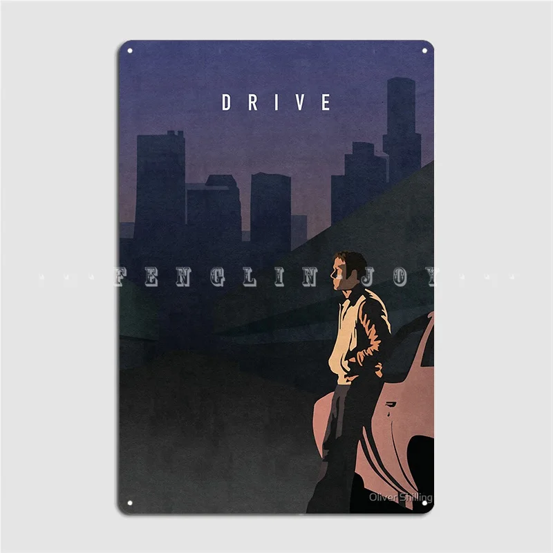 

Drive Metal Sign Wall Painting Décor Wall Mural Printing Tin Sign Poster