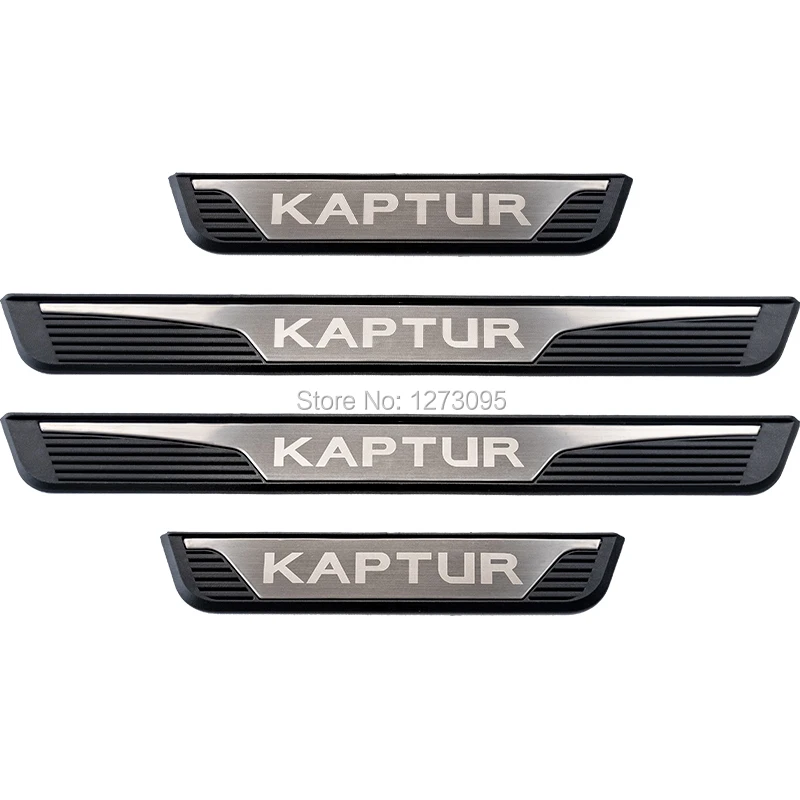 Для Renault Каптур Captur- нержавеющей Накладка пороги защита для езды на велосипеде защитные крышки отделкой автомобильные аксессуары