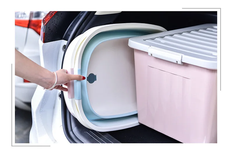 Нескользящая портативная складная детская ванночка для домашних животных