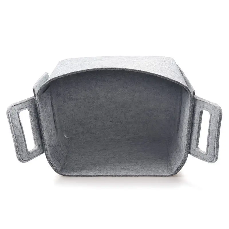 

Children Toys Laundry Baskets Folding Cute Cartoon Felt Hamper for Dirty Clothes Book Bathroom Organizer