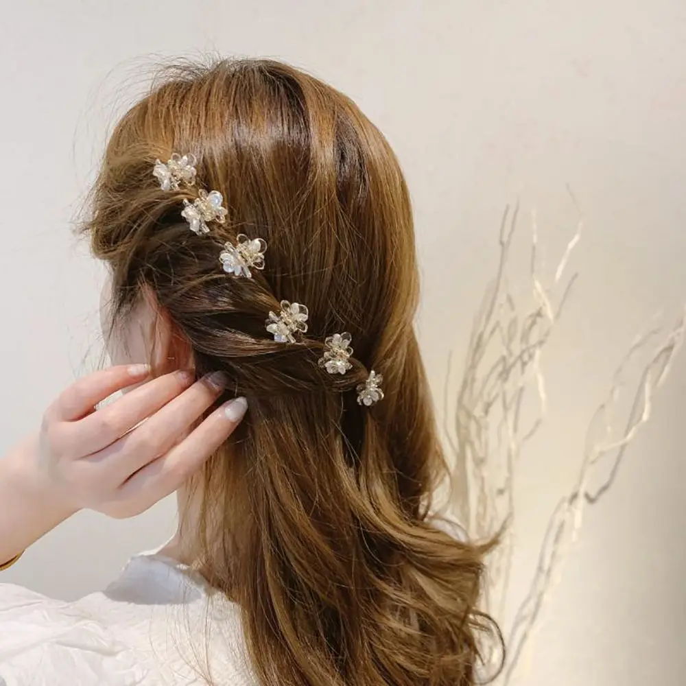 

Minimalist Style Korean Hairpin Hair Accessories Crab Clip Flower Hair Claw