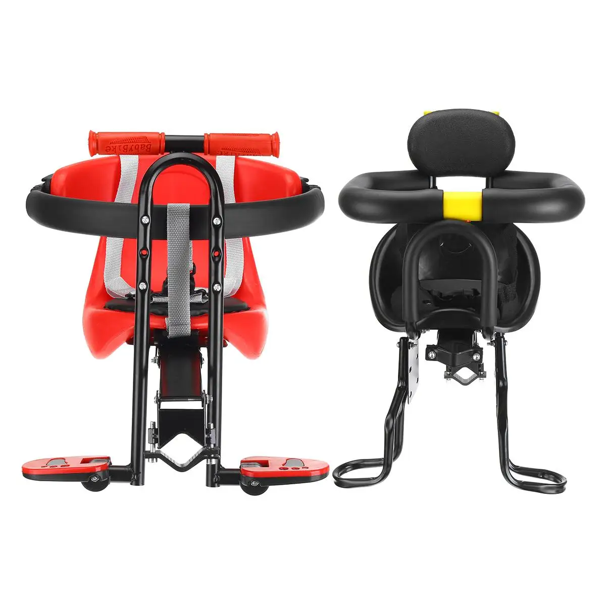 

Bicycle Baby Safety Seat for Kids Child Safety Seat Soft cushion Height Adjustable Front Seat Saddle Boad Bike Child Safety Seat