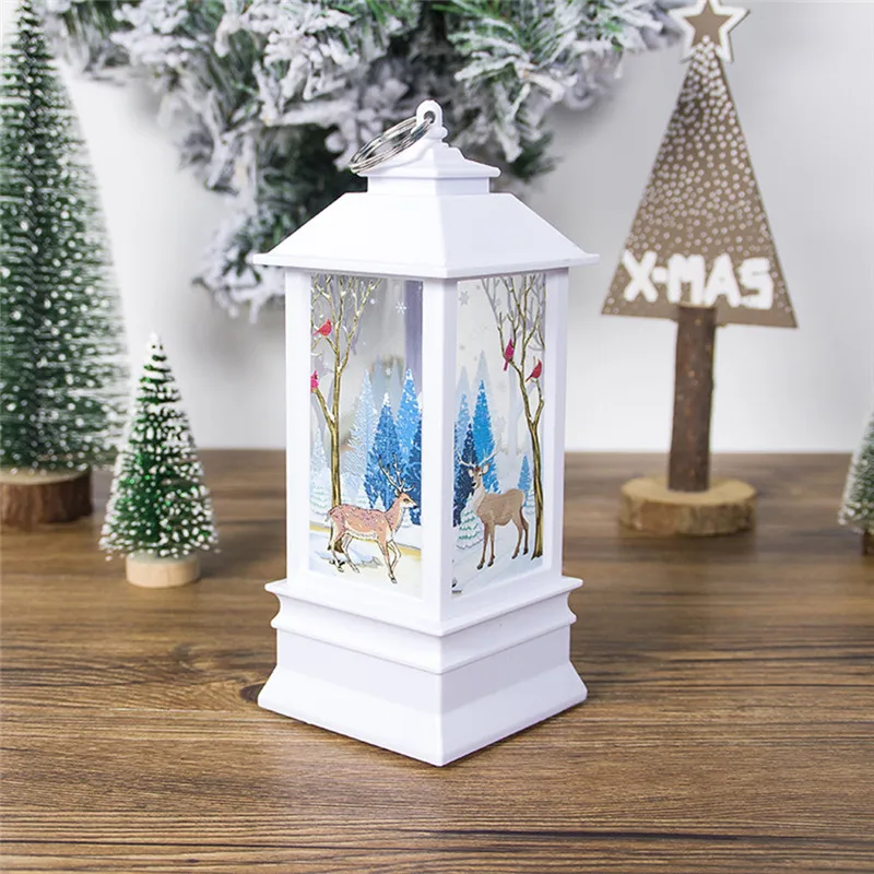 Нестандартная Свеча держатель Рождественский подсвечник светодиодный фонарь