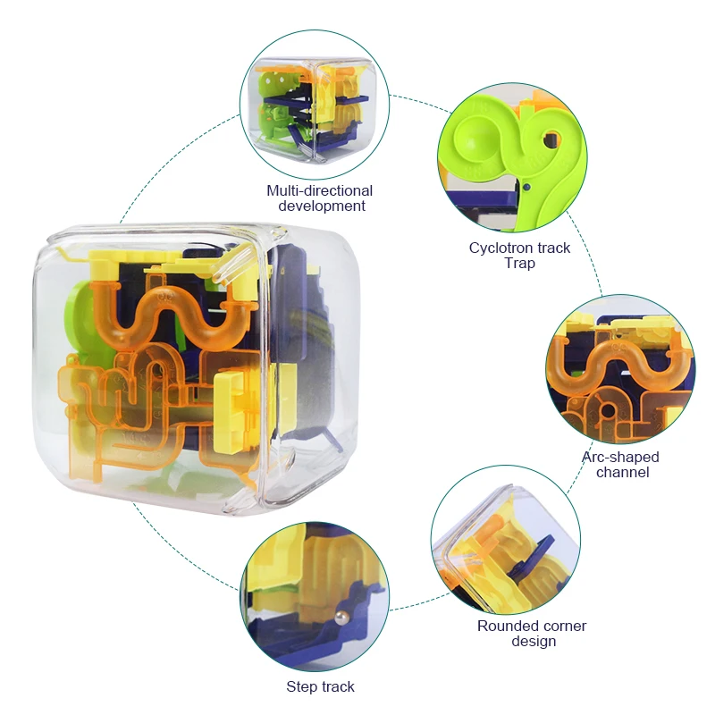 Волшебная головоломка лабиринт подвижный шар трек игра мозга интеллект IQ баланс