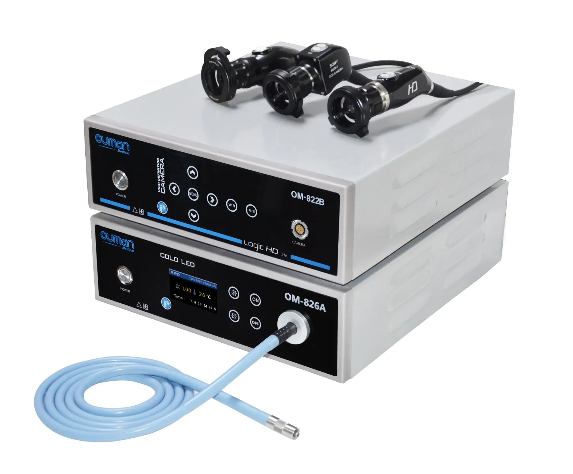 

Portable flexible endoscope for otorhinolaryngology