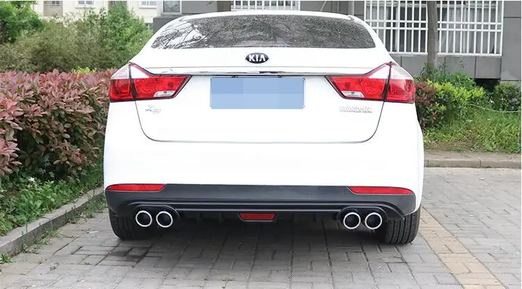Для Kia forte K3 Задний Спойлер ABS задний бампер диффузор защитные бамперы для After хром