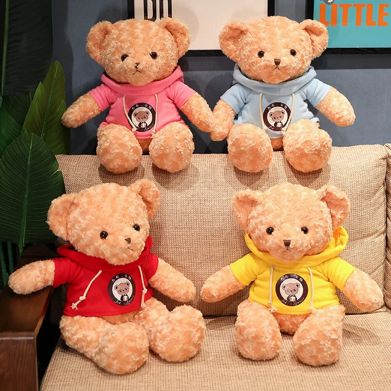 

Толстовка плюшевый мишка плюшевые игрушки мягкие животные высокого качества мягкие игрушки для девочек популярный подарок на День святого...