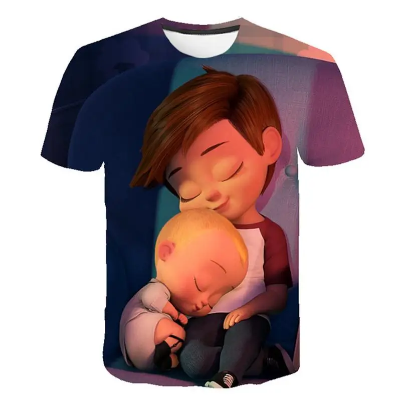 

4T-14T New 3D Printed Film Child T-shirt boys clothes Anime Cartoon Tee Kids 2020 Summer clothes Funny Casual Teenager Tops