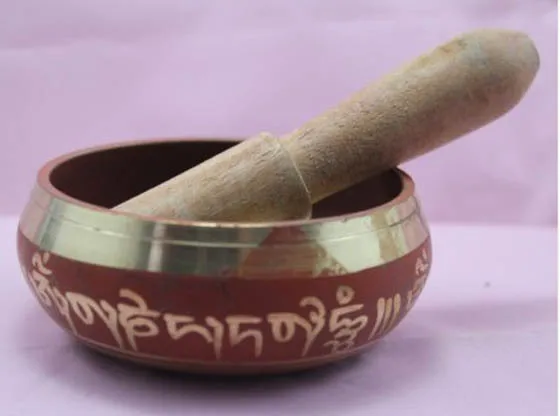 3 8 &quotКоллекционная тибетская медные буддистские принадлежности медная Поющая