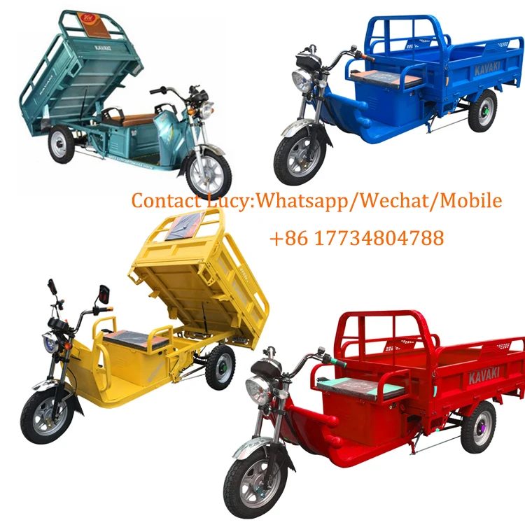 KN SLHC горячая Распродажа Панели солнечные Электрический грузовой трицикл 3 х