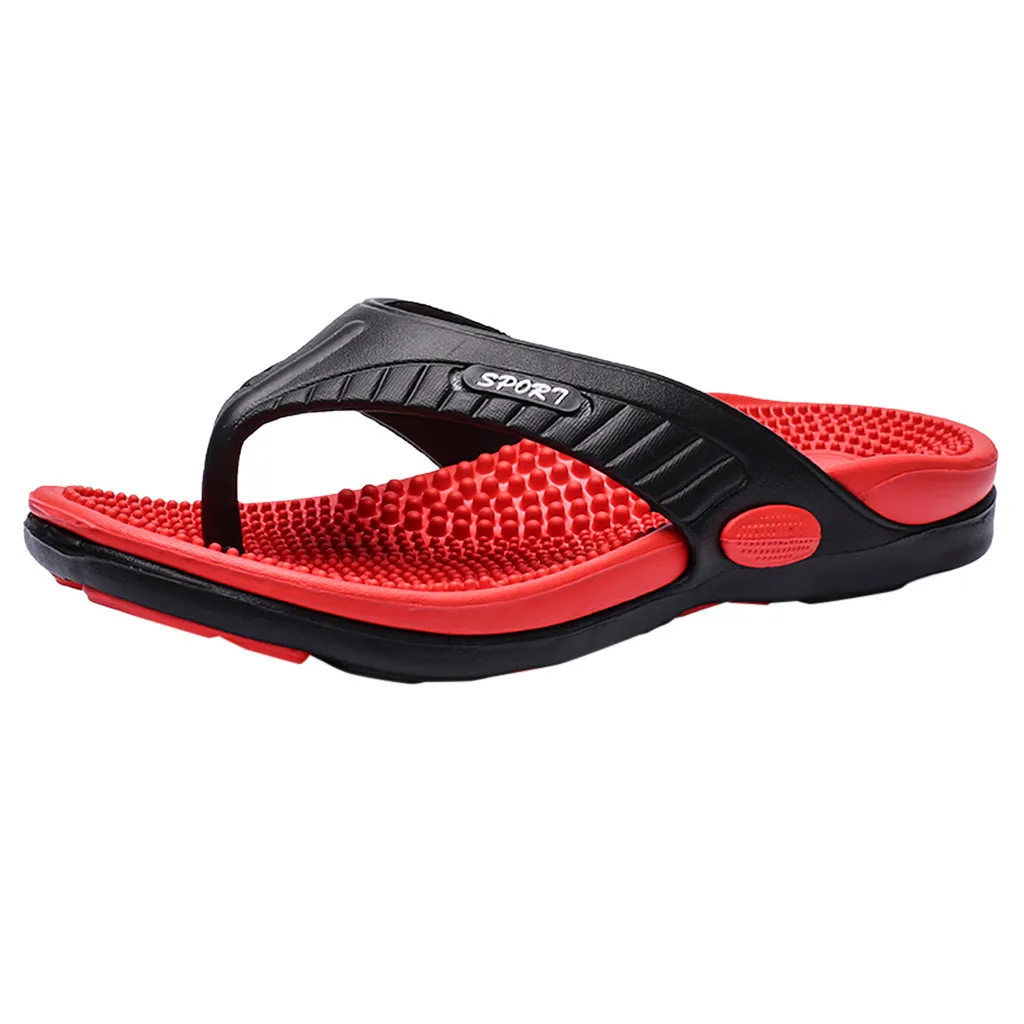 Летние Пляжные сланцы Мужская Обувь Новое поступление Нескользящие сандалии для