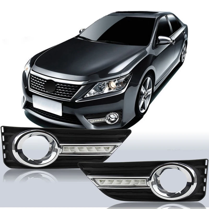 2 шт. светодиодный ные дневные ходосветильник огсветильник для Toyota Camry 2011 2012 2013 2014