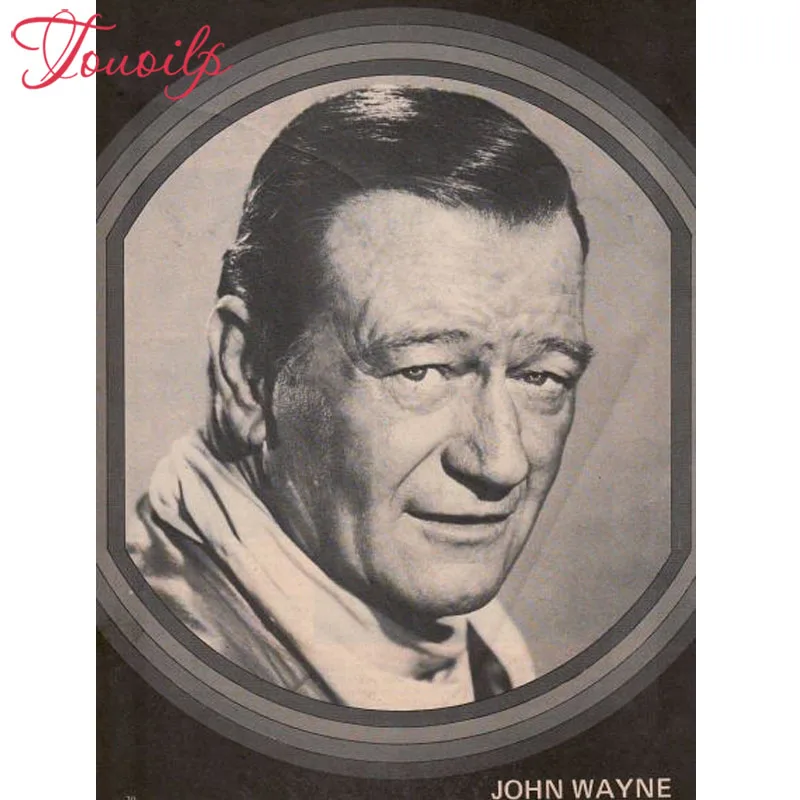 Стразы Пластиковые ремесла картина квадратные и круглые алмазы Джон Уэйн 5d