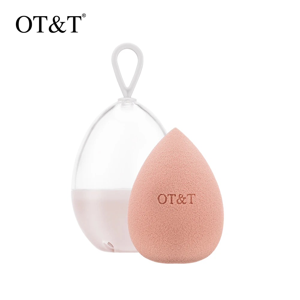 

OT&T Makeup Sponge Water-drop Shape Cosmetics Puff For Concealer Powder Foundation Sponge Wet Become Bigger Face Cosmetic