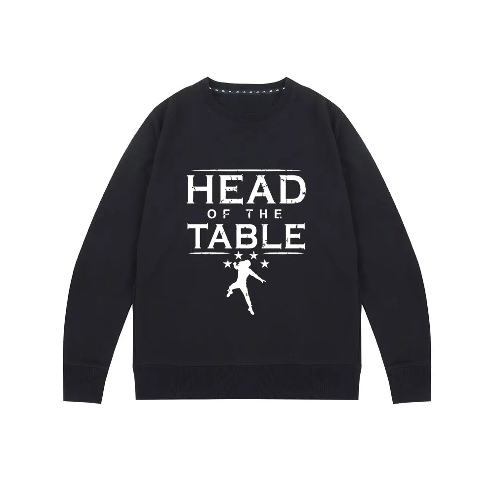 

Head of The Table Roman Reigns Sweatshirt WWE-Def Rebel Pullover Men Women Fashion Tracksuit Unisex Round Neck Loose Sweatshirts