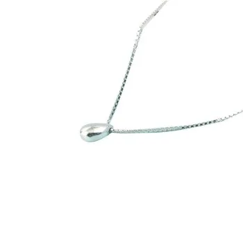 

S925 Sterling Silver Girl Forest Water Drop Clavicle Chain Japanese Student Girl Heart Simple Birthday Necklace Short
