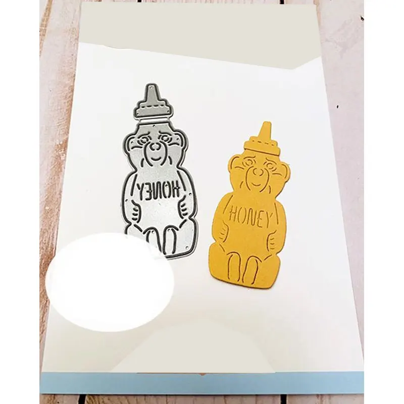 

Crafts HONEY JAR flower Dies Metal Cutting Dies Scrapbook Dariy Decoration Stencil Embossing Template DIY Greeting Card Albums