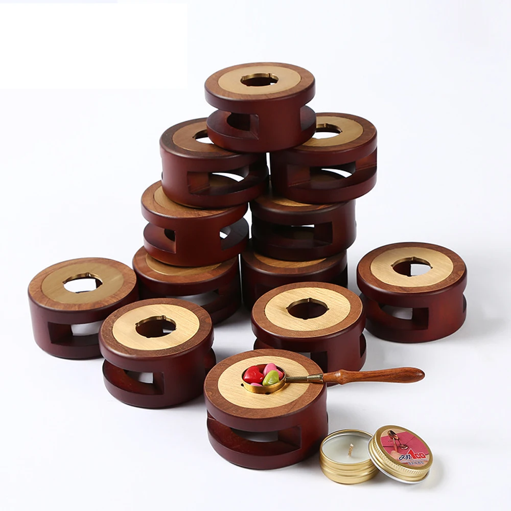 

New Wax Seal Furnace Melting Furnaces Wax Melting Pot Sealing Stamp Envelope Melting Spoon Kit