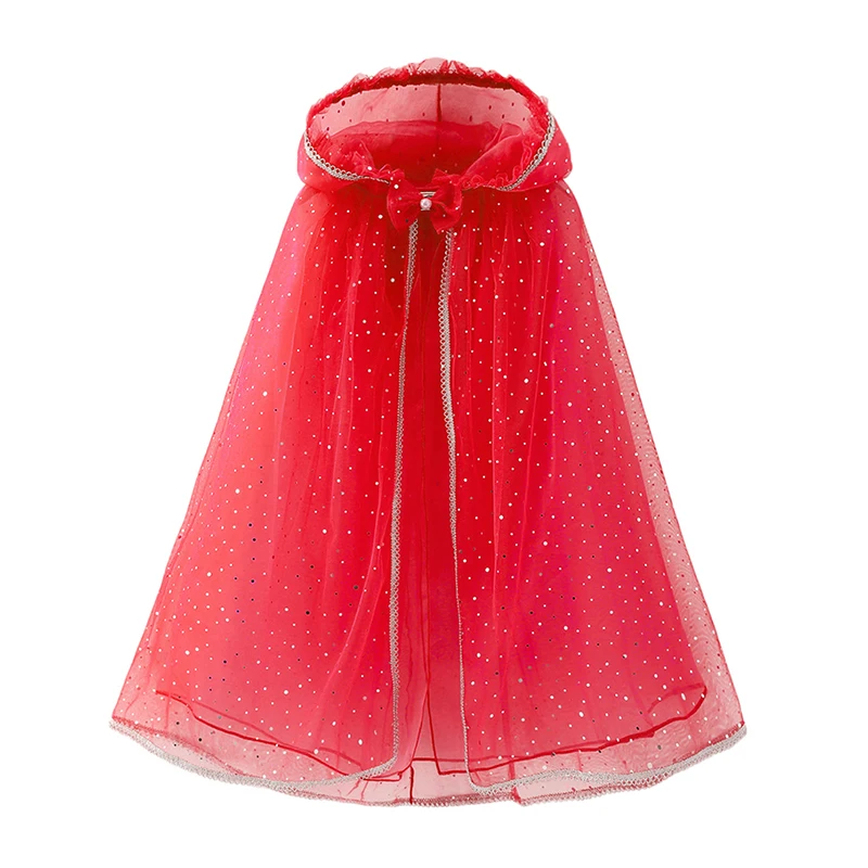 Голубой палантин Эльзы YOFEEL накидка для вечерние девочек Детский костюм