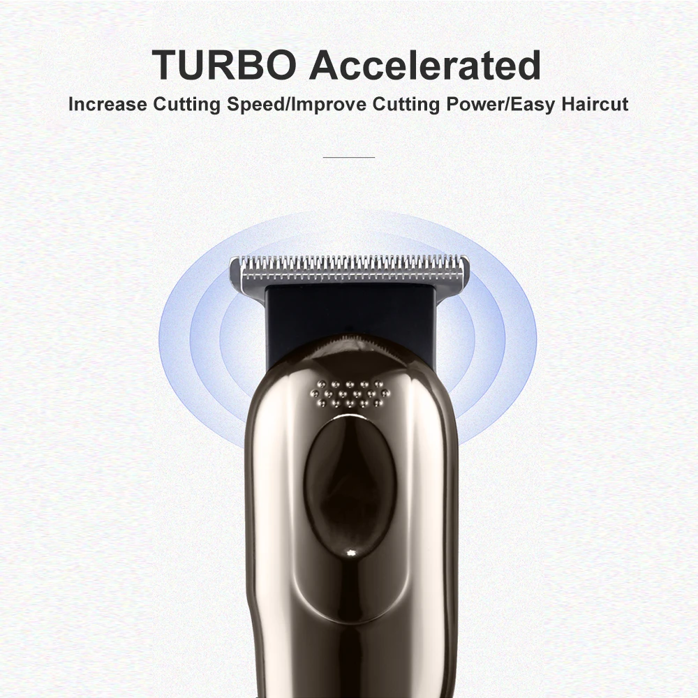 

YBLNTEK Electric Hair Clippers Men USB Cordless Rechargeable Hair Cutter Shaver No Noise Beard Trimmer Barber Salon Styling Tool