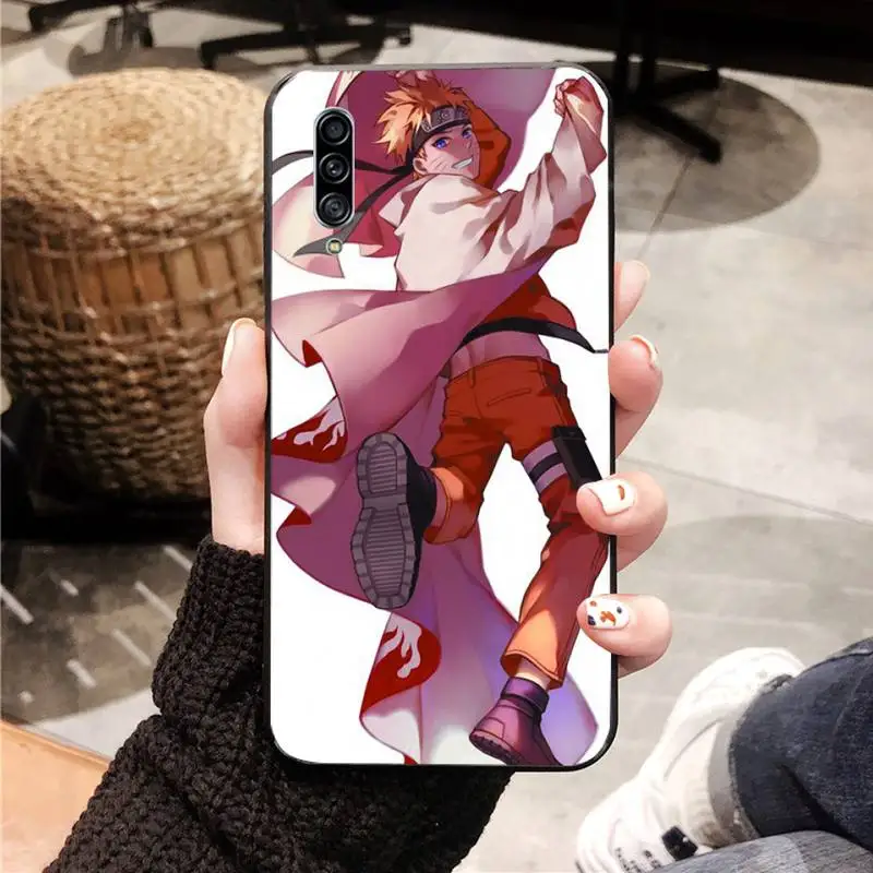 

Naruto Character close-up Phone Case Black For Samsung A10 20 30 40 50 01 11 31 51 71 S pLUS Cases