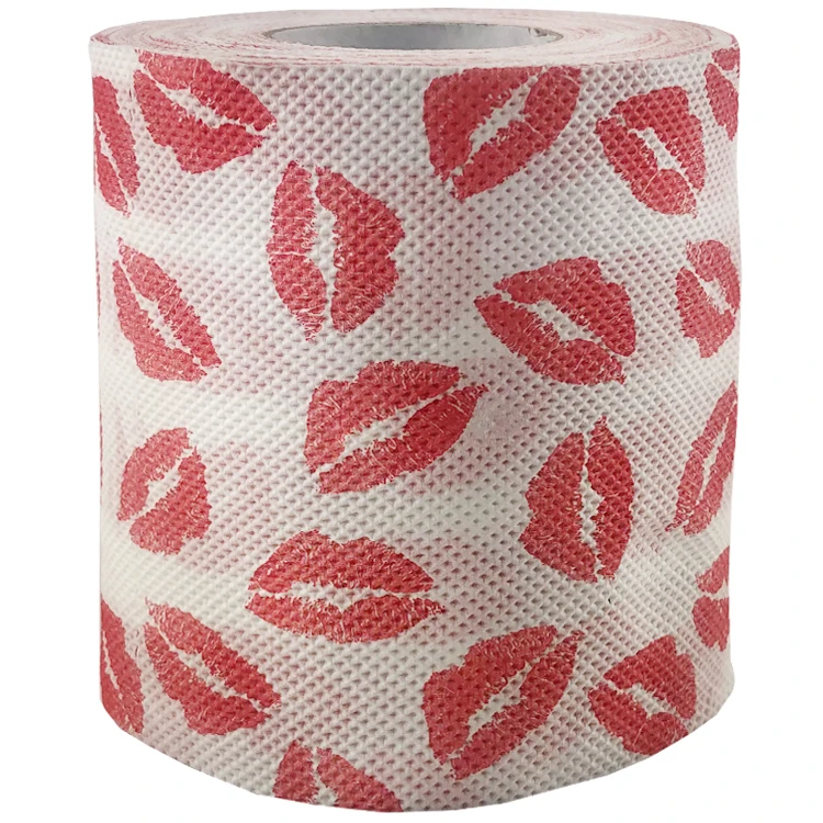 Возможностью погружения на глубину до 30 м 1 рулон красные губы Принт туалетной