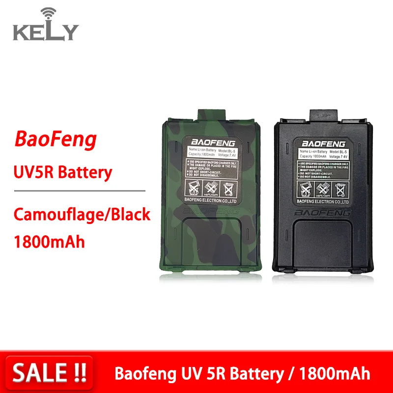 

Аккумулятор Baofeng 1800 мАч, литий-ионный аккумулятор для телефона, рация, Pufong UV5R