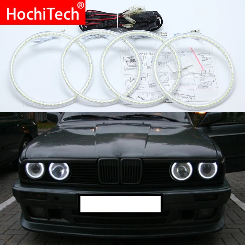 Для BMW E30 E32 E34 Smd комплект светодиодов глаза ангела отличное ультраяркое освещение