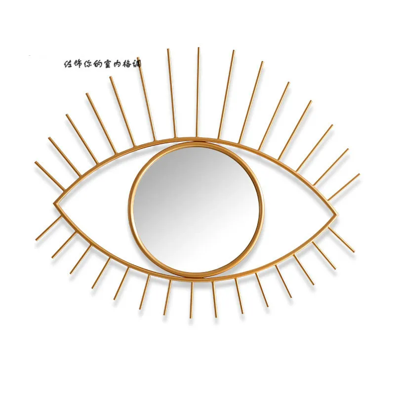 Скандинавские Инс железные художественные зеркальные украшения для глаз