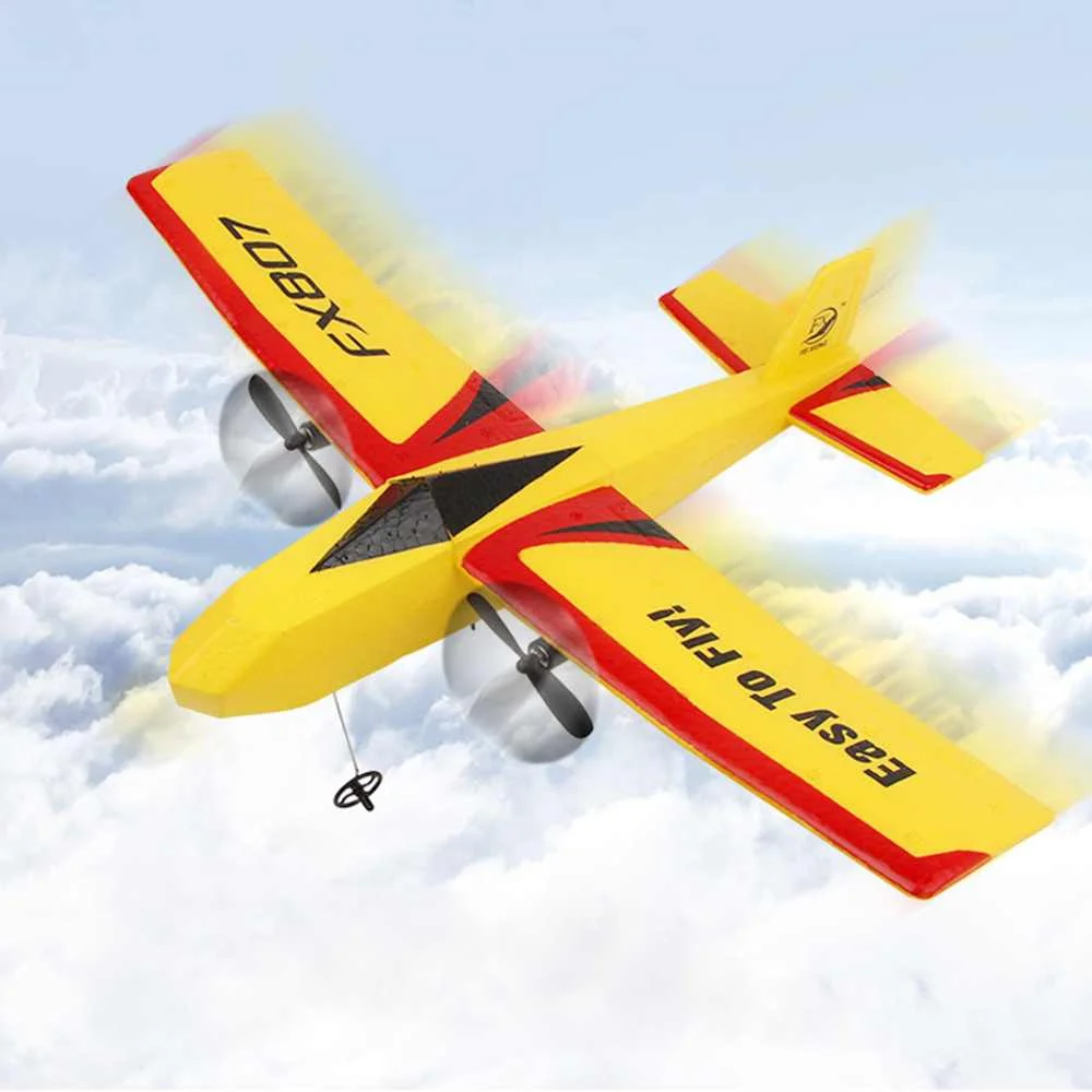 

FX807 320mm Wingspan 2.4Ghz 2CH 3-Axis Gyro Automatic Balance EPP RC Airplane Toys Glider Beginner RTF Remote Control Plane