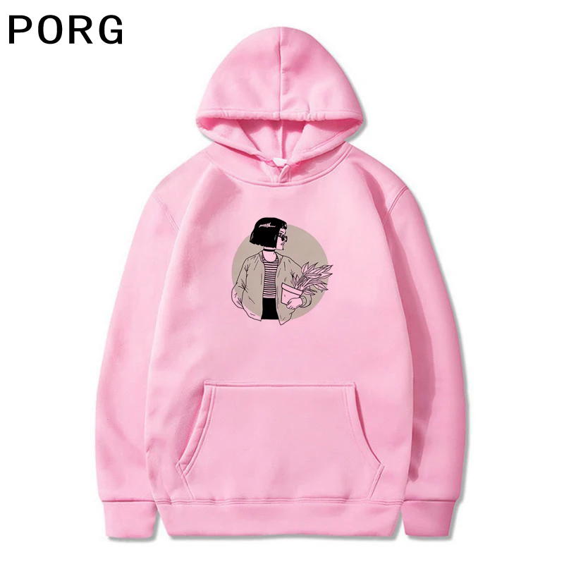 Leon The Professional Mathilda Hoodie Women Casual Fashion Graphic 3d Top Hipster Women Sweetshirts Pullover Oversized Clothes