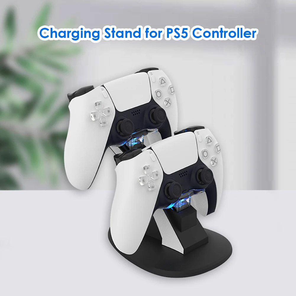 dual game controller charger dock charging stand for sony ps5 joystick gamepad electronic machine accessories free global shipping
