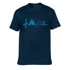 Футболка мужская хлопковая, с круглым вырезом и коротким рукавом, размера плюс