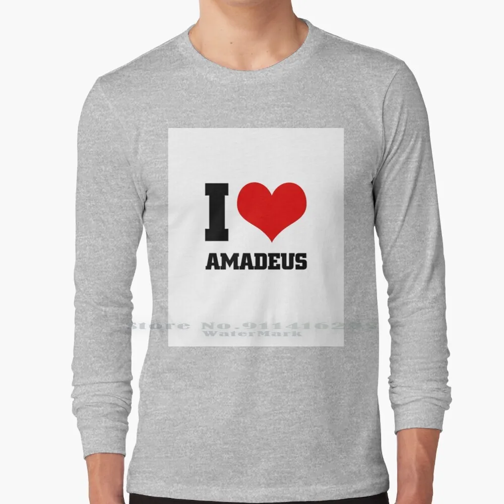

I Love Amadeus T Shirt 100% Pure Cotton I Love Love Red Love Red Heart Heart Amadeus Love Amadeus Music Classic Music My