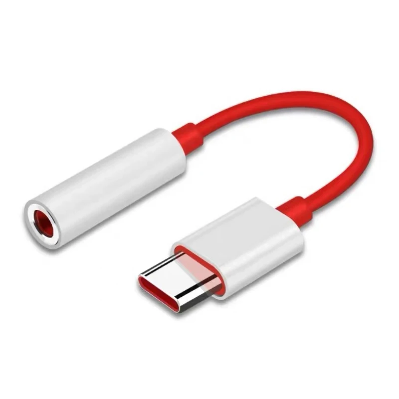 Адаптер для наушников с разъемом USB Type-C на 3 5 мм Aux аудио One Plus 7