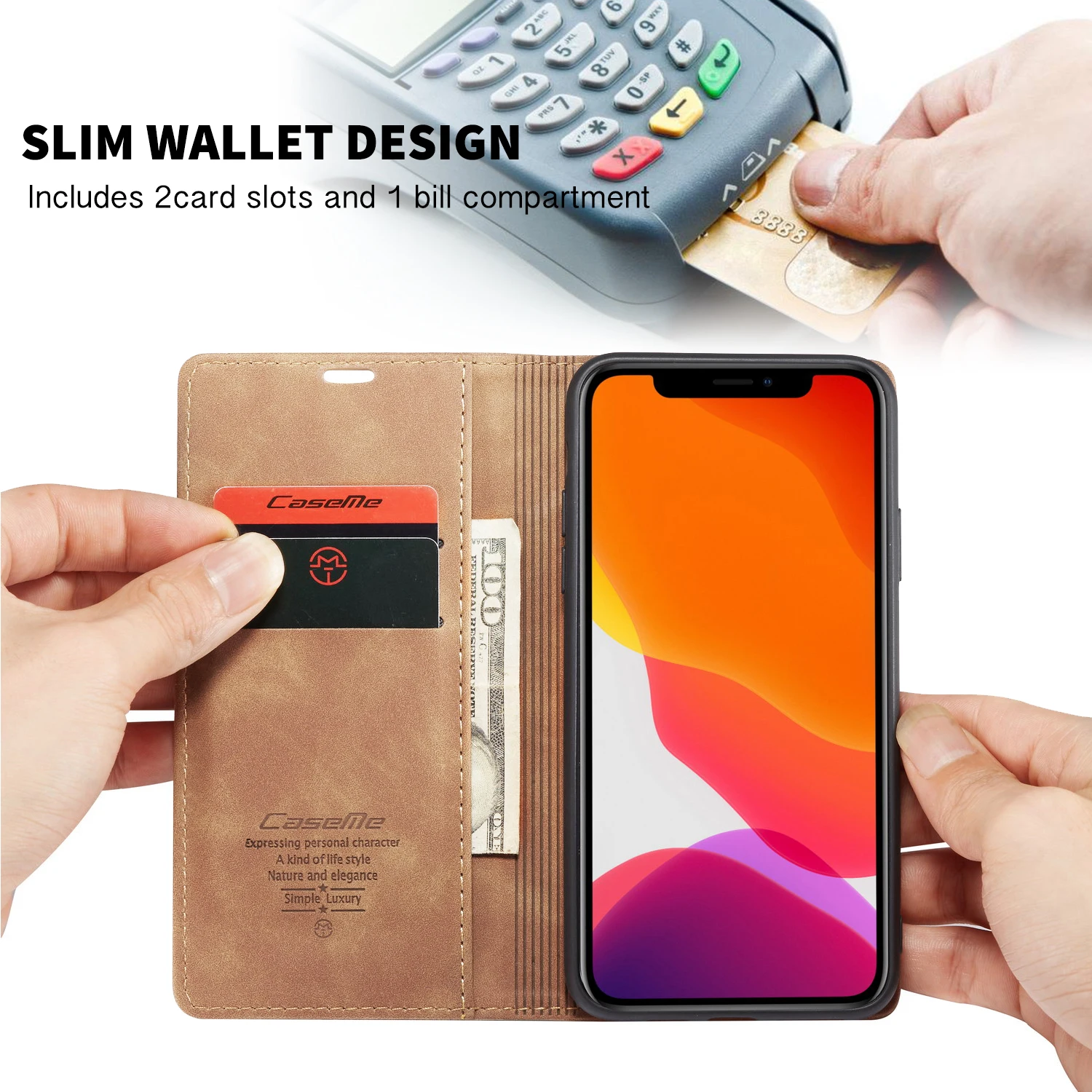 Магнитный кожаный чехол бумажник для iPhone 11 PRO MAX 6 6S 7 8 Plus XS Max XR 10 X откидной Чехол с