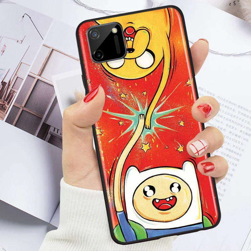 

Cartoon Adventure Time Finn Jake For OPPO Realme C2 C3 C11 C12 C15 C17 X2 X3 X7 XT X50 Q2 Q2i V3 V5 V15 Pro Phone Case