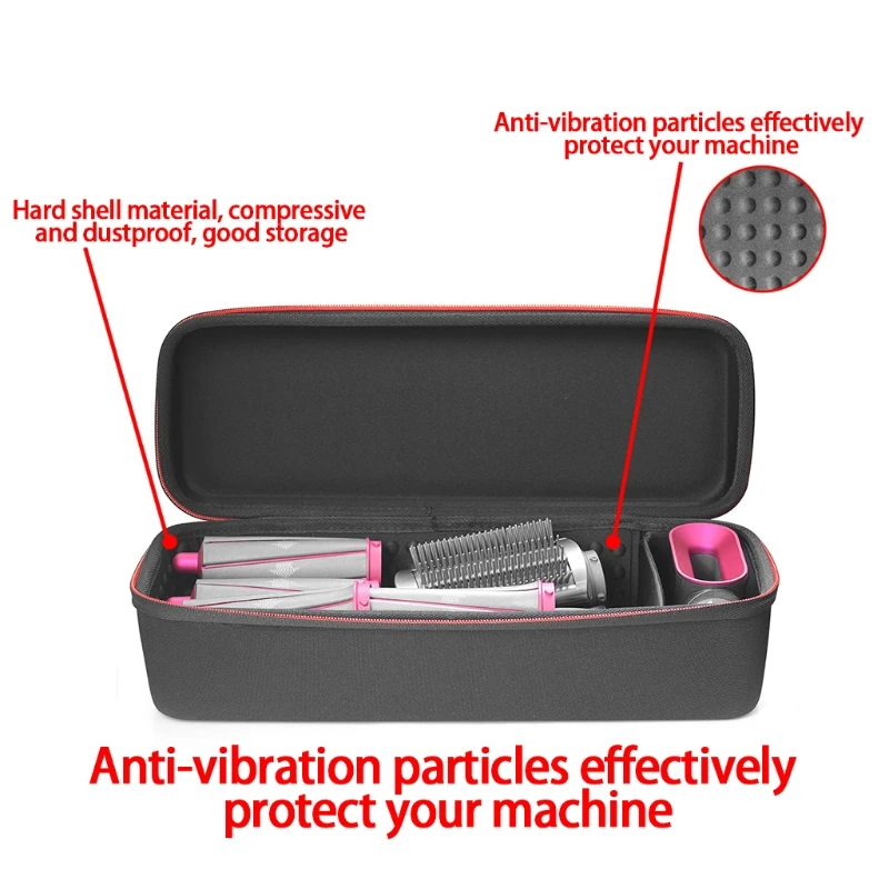 

Hard Shell Travel Storage Box for Dyson Airwrap Styler Hair Curler Accessories Waterproof Shockproof Dustproof Organizer